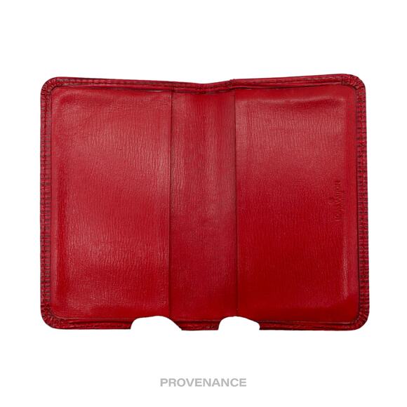 🔴 Louis Vuitton "MALLETIER" PO Wallet - Red Epi - Picture 6 of 8
